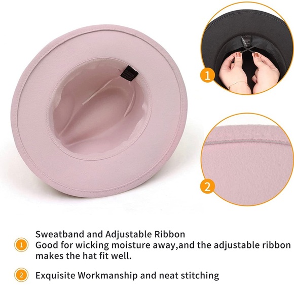 Women's Vintage  Fedora Hat - Picture 4 of 6